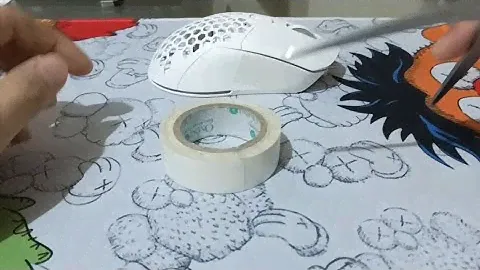 DIY Mouse Grip Tape using Electrical Tape