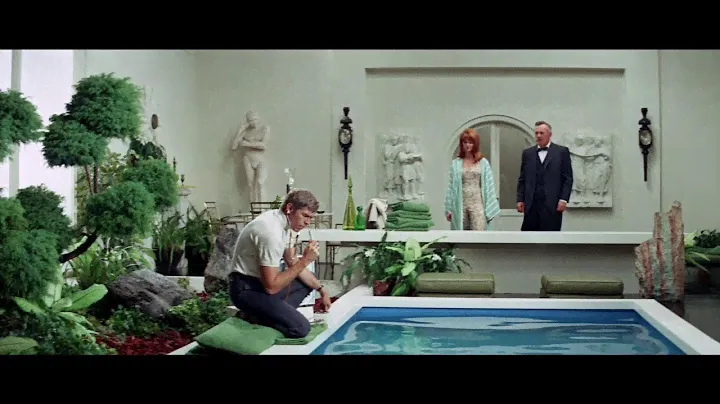 "In Like Flint" 1967 - Flint (James Coburn) talks dolphin!