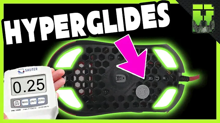 Hyperglides Finalmouse Ninja Air58 Gaming Mouse Mods Glide Test