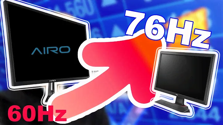 OVERCLOCK MONITOR MUDAH!! BENQ ZOWIE RL2455 60Hz& AIRO AIO241G 144Hz