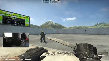 Low Sens player Review Zowie S1 Divina on Cs:Go training map